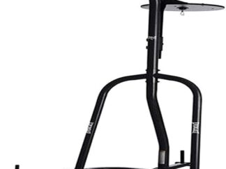 HVY BAG/SPEED BAG STAND BLK/WHT MAX100LB