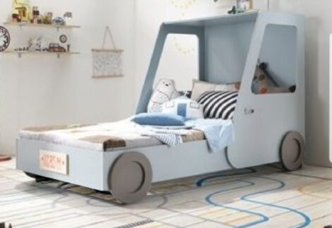 Modern Car-Themed Kids Bed