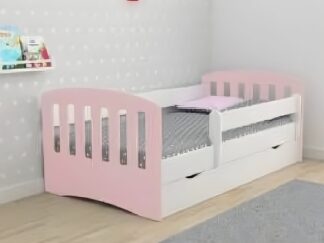 straight frame kids bed  with drawer