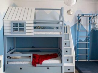 Bunk bed with star handles
