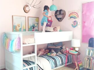 Bunk bed with closed Fence