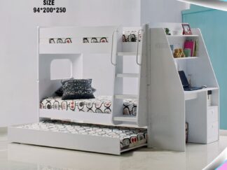 Bunk bed with  desk