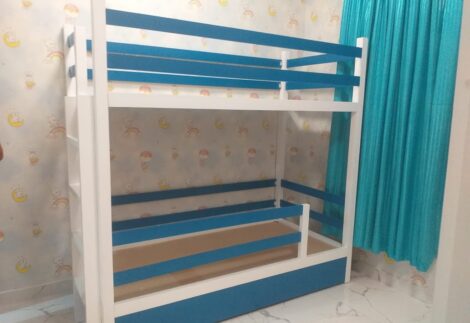 Bunk bed with climbing ladder, 2 colours