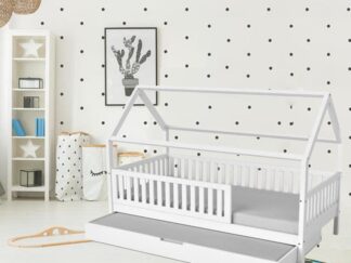 Frame bed with drawer