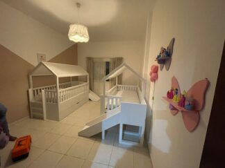 house BED with slide
WHITE