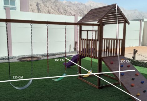 4-in-1 Wooden Playhouse Set