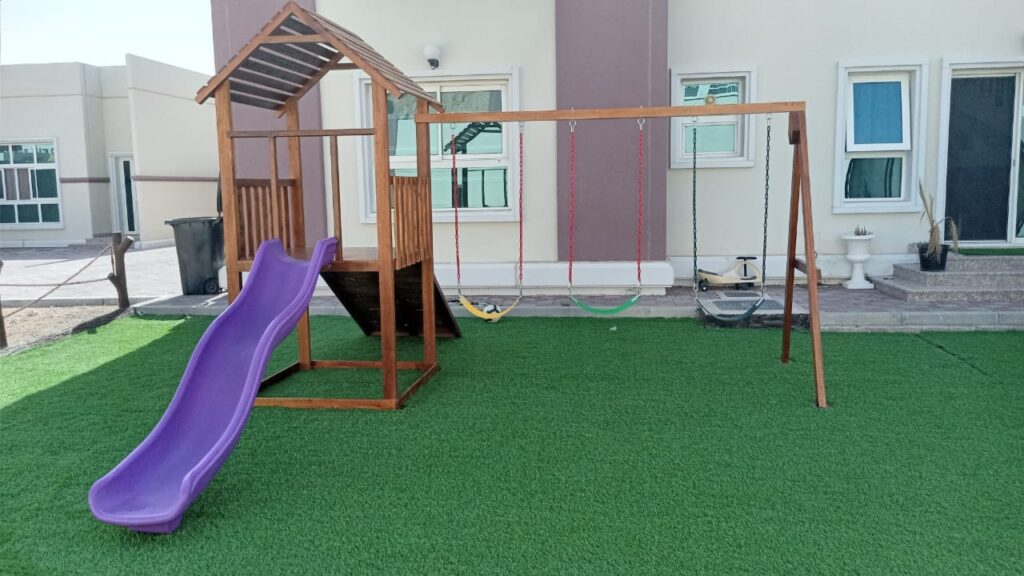 4-in-1 Wooden Playhouse Set