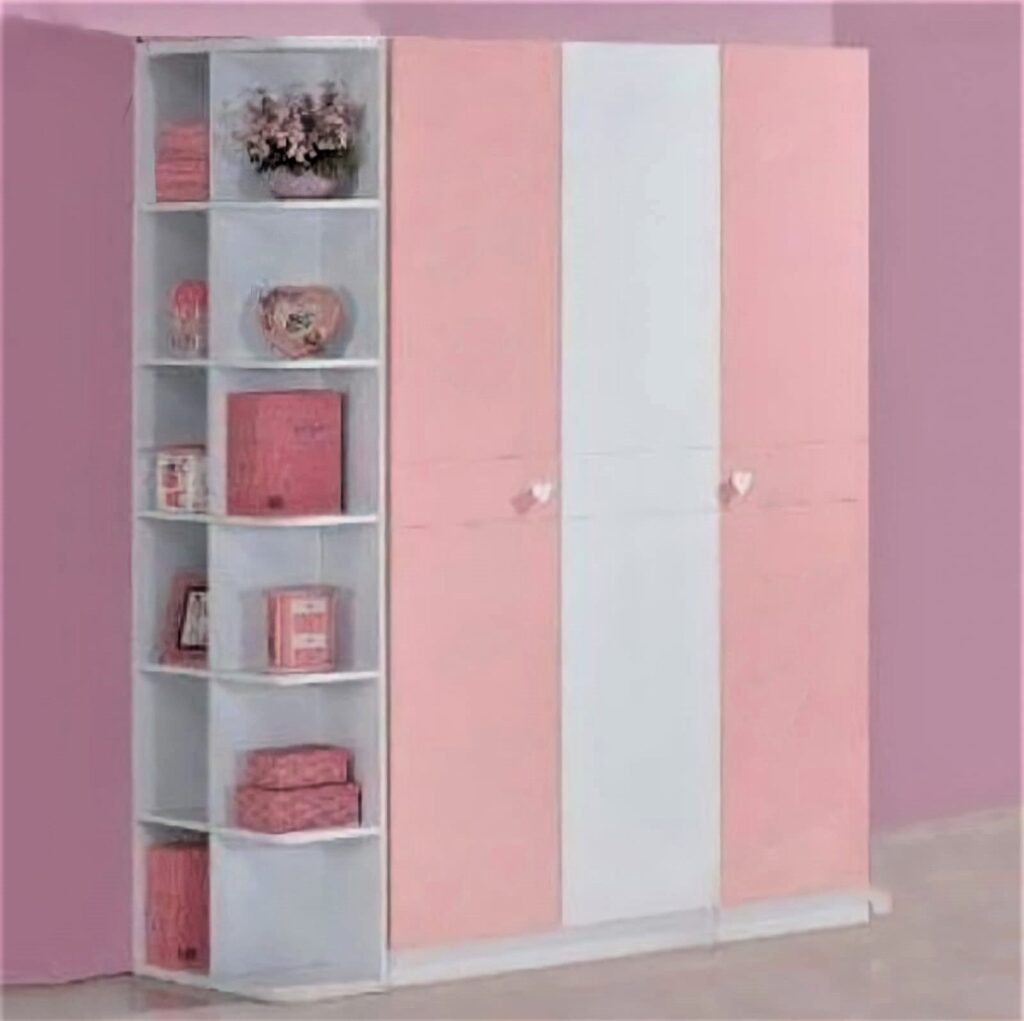 Wardrobe with Side Shelves