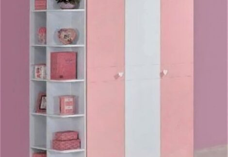 Wardrobe with Side Shelves