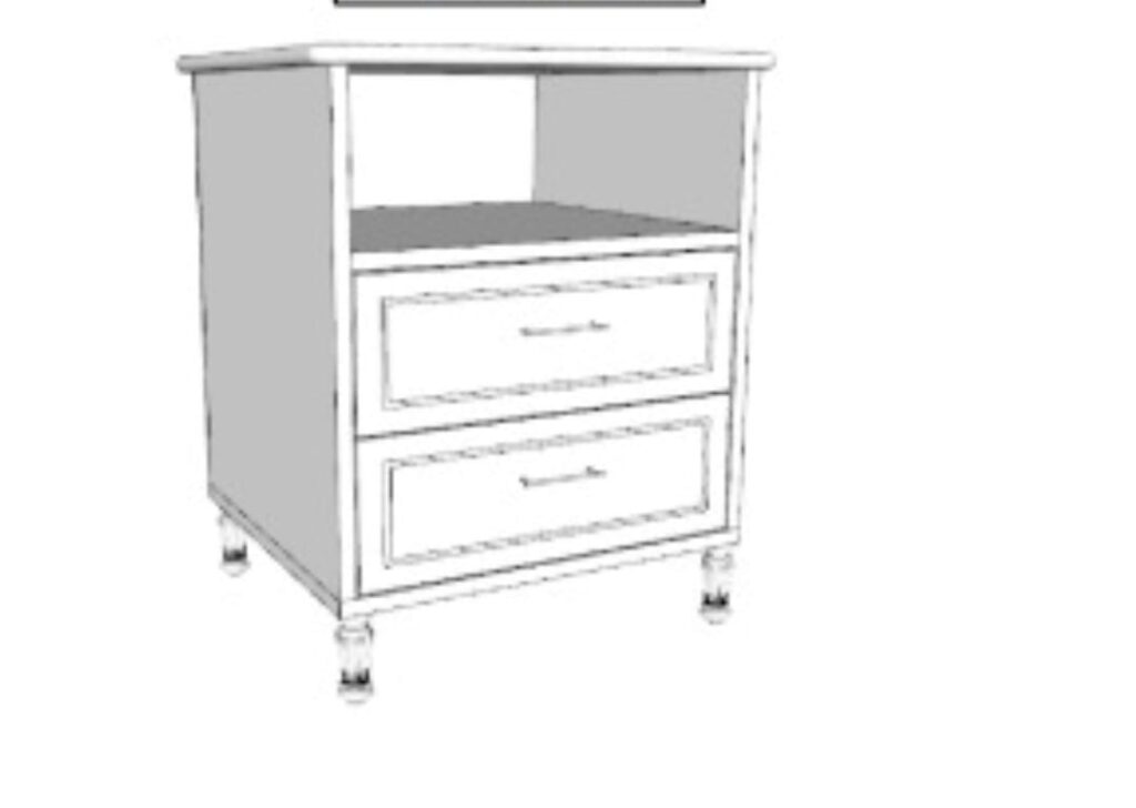 Wooden Nightstand