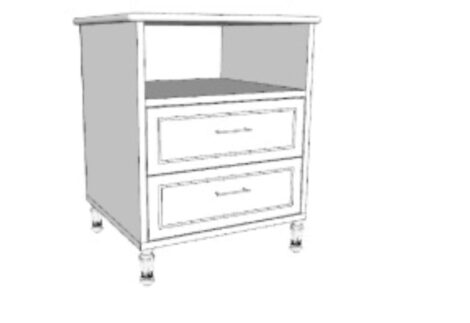Wooden Nightstand