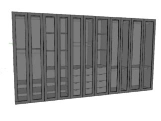 Luxury Glass Wardrobe