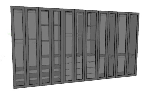 Luxury Glass Wardrobe