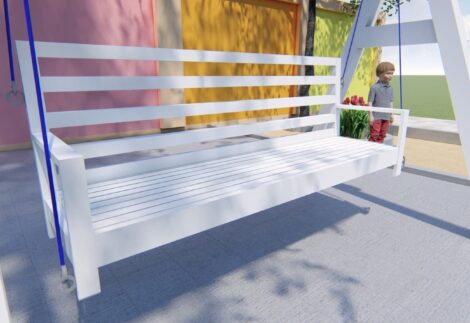 Wooden Relaxation Swing
