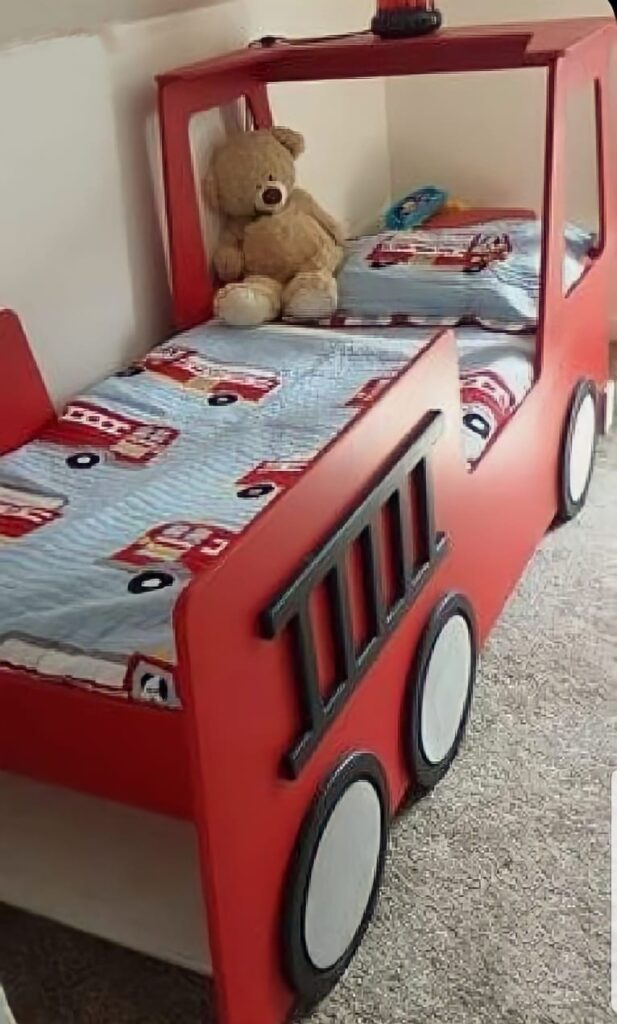 Fire Truck Kids Bed 🚒
