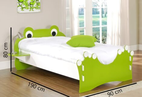 Frog-Shaped Kids Bed