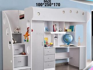 Bunk bed with stairs with drawers