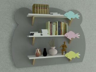 Bear & Fish Wall Shelves