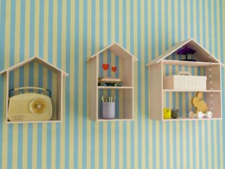 Hanging House Wall Shelves