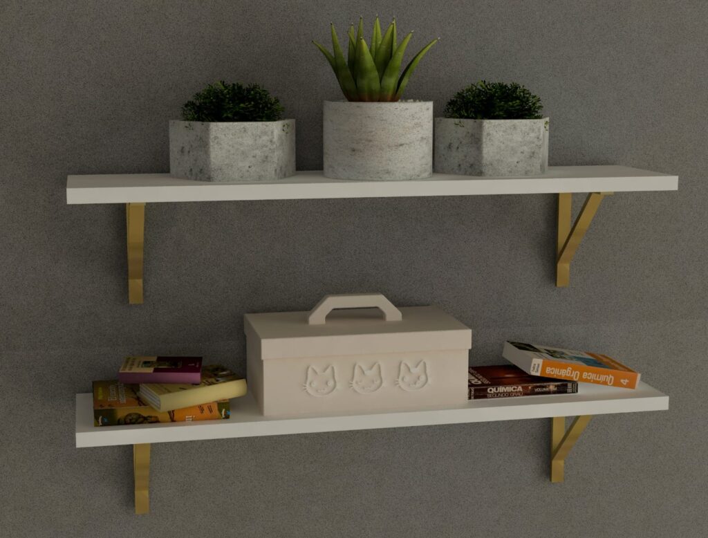 Modern Wall Shelves – Set of 2