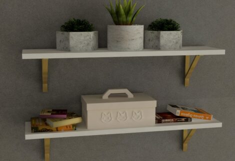 Modern Wall Shelves – Set of 2