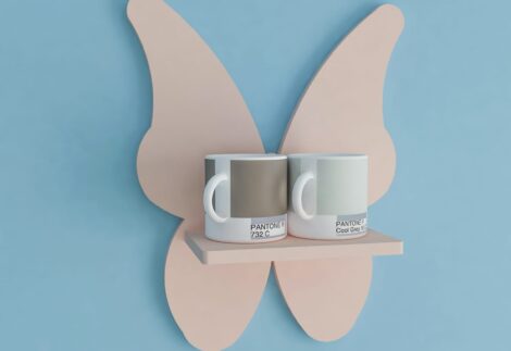 Butterfly Wall Shelf