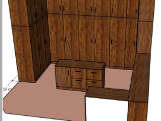 Corner Walk-in Closet