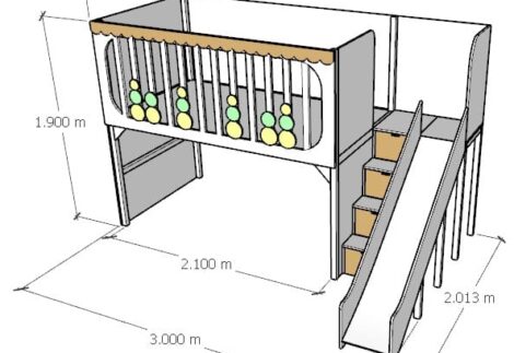 BUNK BED + WARDROBE