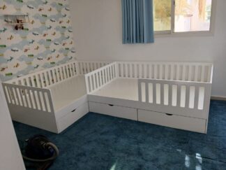 L SHAPE BED