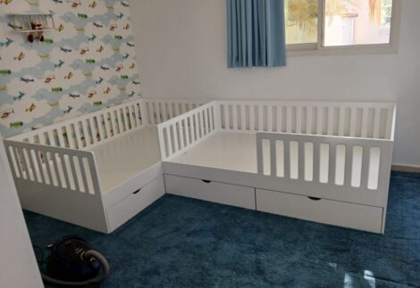 L SHAPE BED