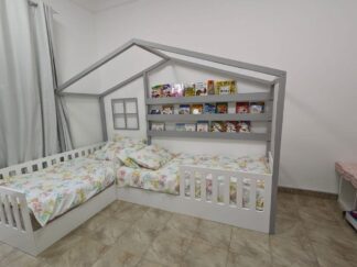 L SHAPE BED (2 colours)