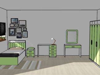 5 piece Distinctive bedroom