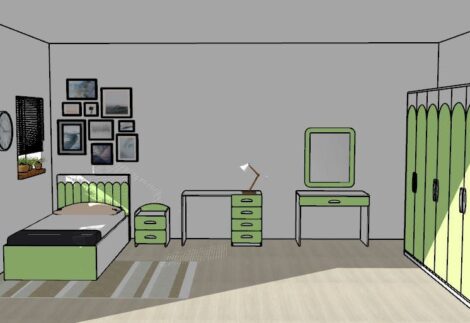5 piece Distinctive bedroom