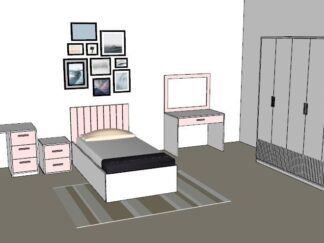 Distinctive bedroom