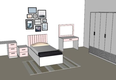 Distinctive bedroom