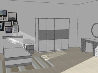 Distinctive bedroom