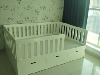 MONTESSORI BED WITH 3 DRAWERS