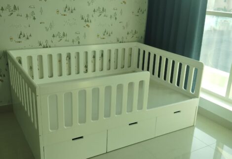 MONTESSORI BED WITH 3 DRAWERS