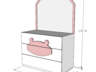 Cute Bear Dresser