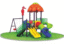 OUTDOOR PLAYGROUND TOY WITH 3 SWINGS AND 4 SLIDES, SIZE ; 600X400X340CM