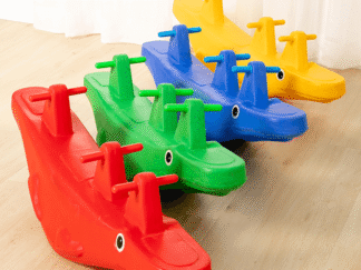 Double Plastic Seesaw – Size: 125×40×60 cm / 1 pc
