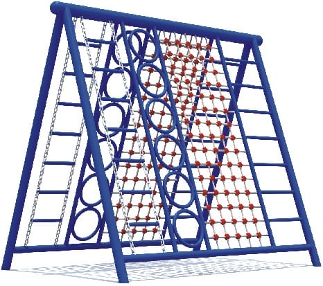 Kids Outdoor Climbing Frame – Multi-Activity Gym Set – Size: 200×130×180 cm