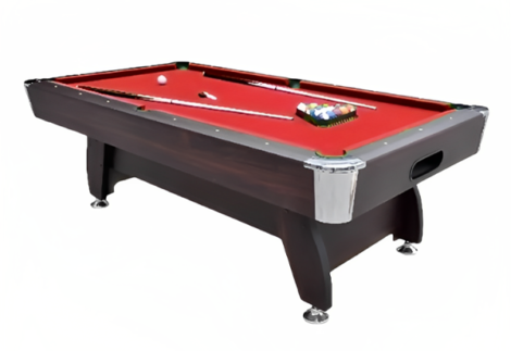 ICORE Billiard Table 7,8,9 Feet Red, Blue, Green - Wooden Design