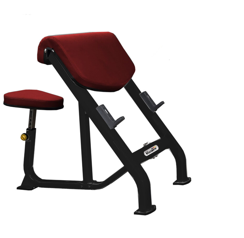 VG Heavy-Duty Bicep Curl Bench – 111 × 82.5 × 95 cm
