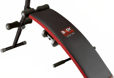 Body Sculpture Sit Up Bench with Latex Cords