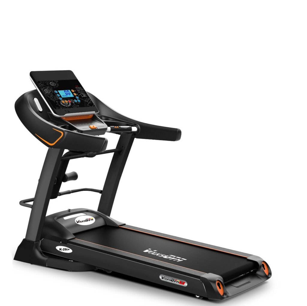 VG USB/MP3 Motorized Treadmill – 3 HP, 130 × 48 cm Running Area