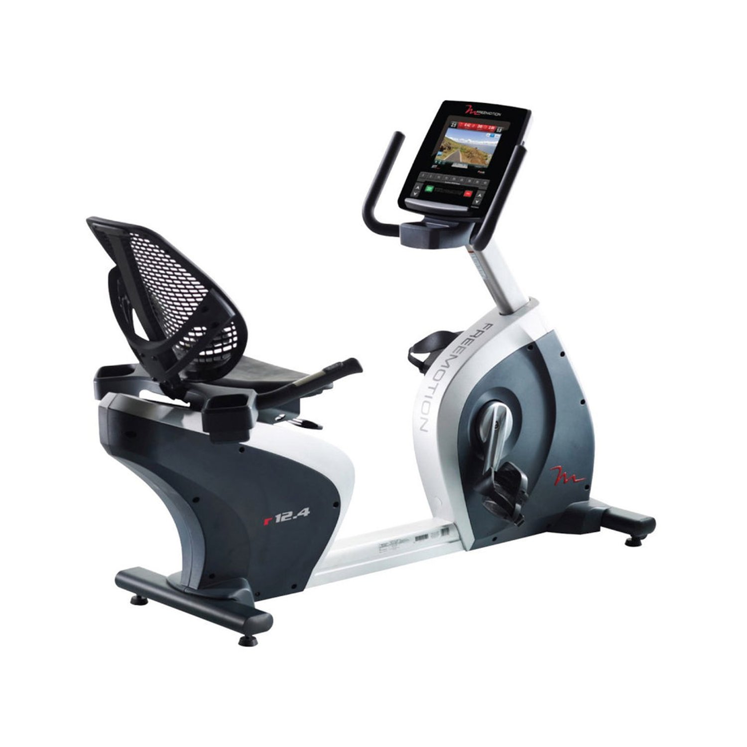 FREEMOTION RECUMBENT 12.4 BIKE WITH TOUCH SCREEN