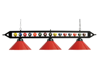 TA Sport Lamp Light Bar-Set with 3 Red, Green Shades-