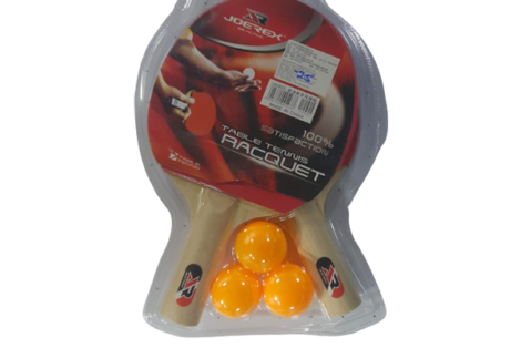 Joerex Tennis Table Racket+3 balls-