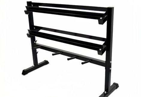 SKY LAND Fitness Multiple Weights Storage Rack for Dumbbells, Barbells, and Weight Plates-